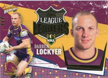 2006 Select Invincible - League Leaders #CC01 Darren Lockyer Front